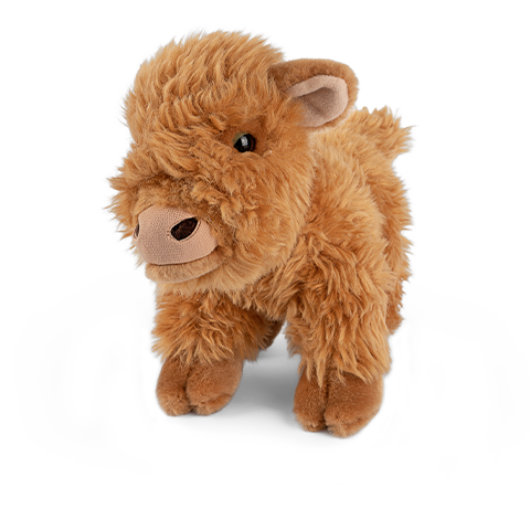 Highland Cow Calf Soft Toy Eco