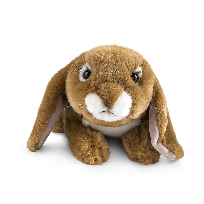 Plush Lop Eared Rabbit Soft Toy (Brown) | Eco Friendly Toys