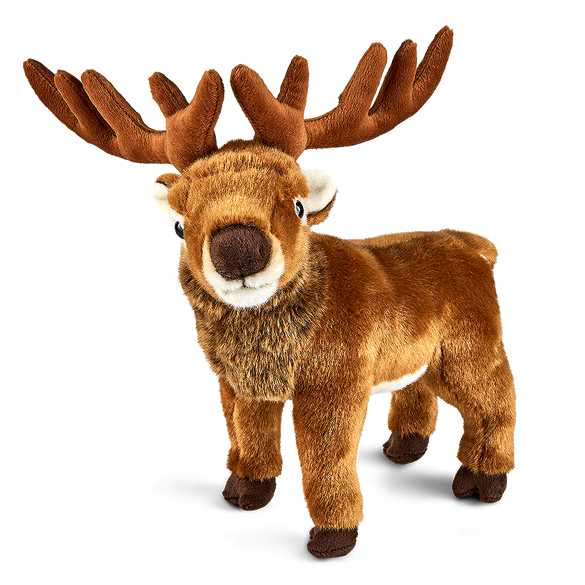 Red Deer Cuddly Toy (Stag) | Eco Friendly Toys | Deer Plush Toy