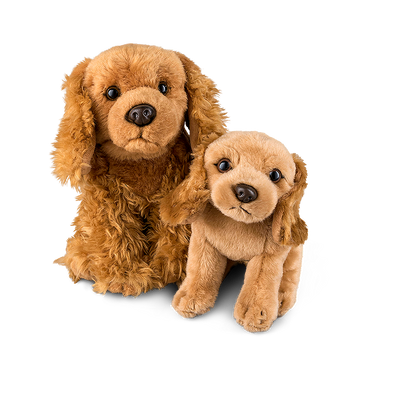 Cocker Spaniel Parent & Puppy Set