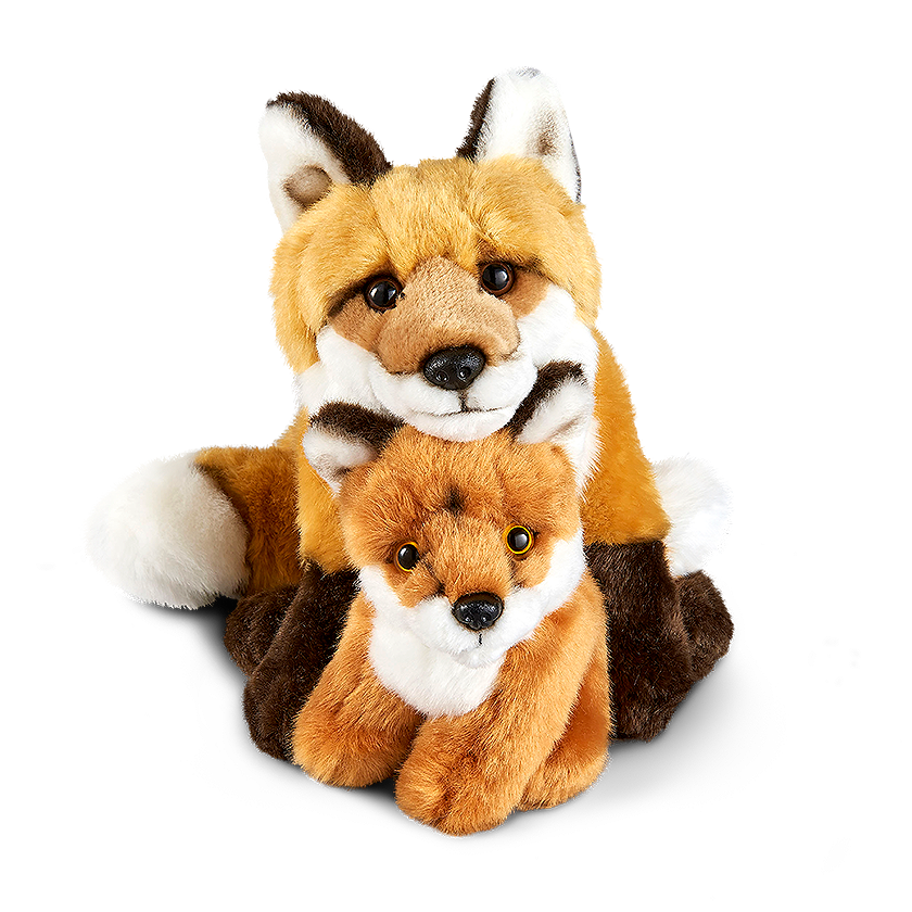 Fox Parent & Cub Set